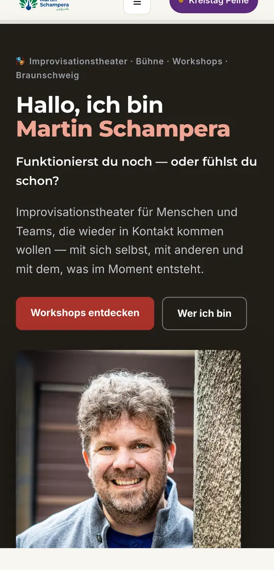 martinschampera.de auf dem Handy